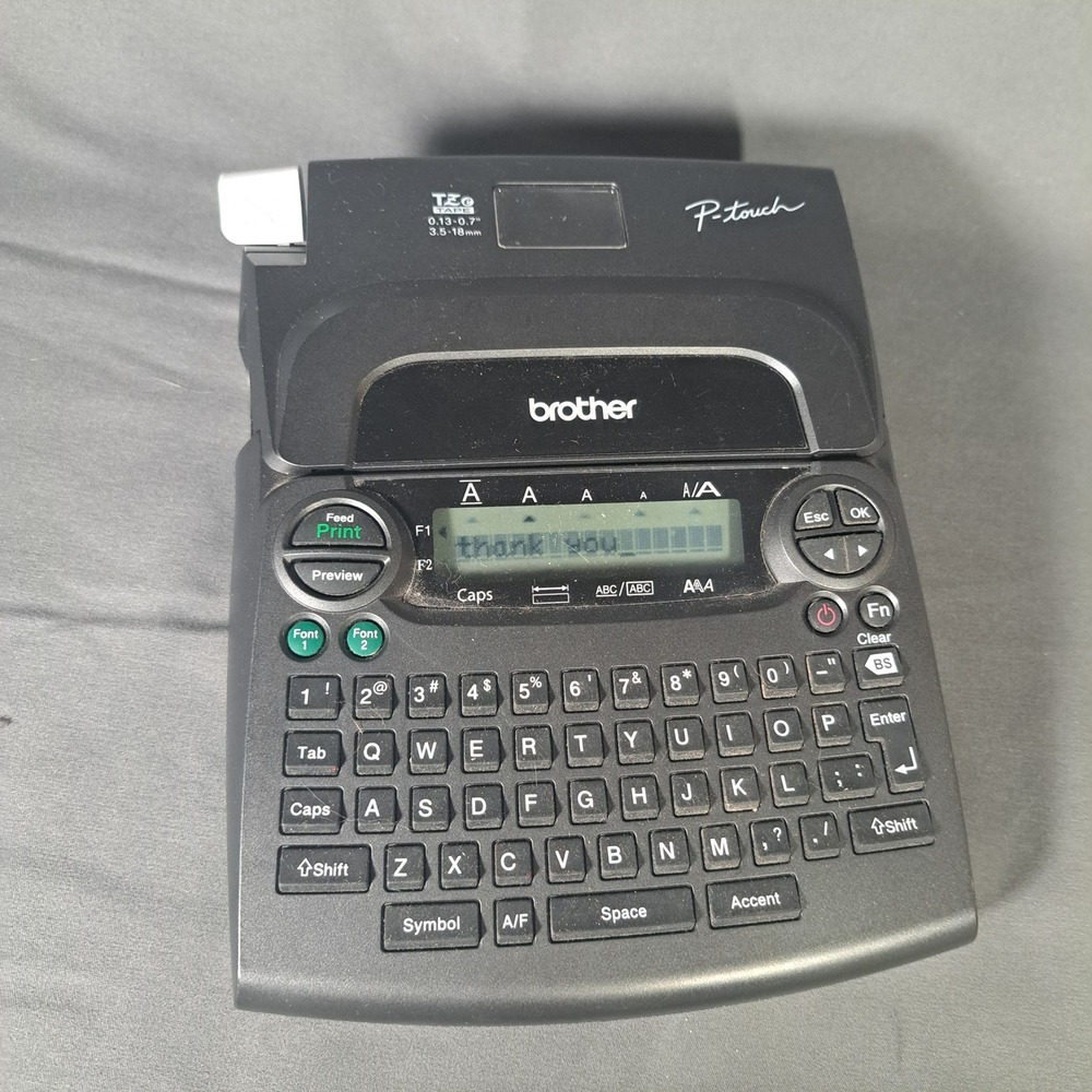 Brother P-Touch PT-1890 Desktop Label Maker Black Thermal‎ Printer Organization
